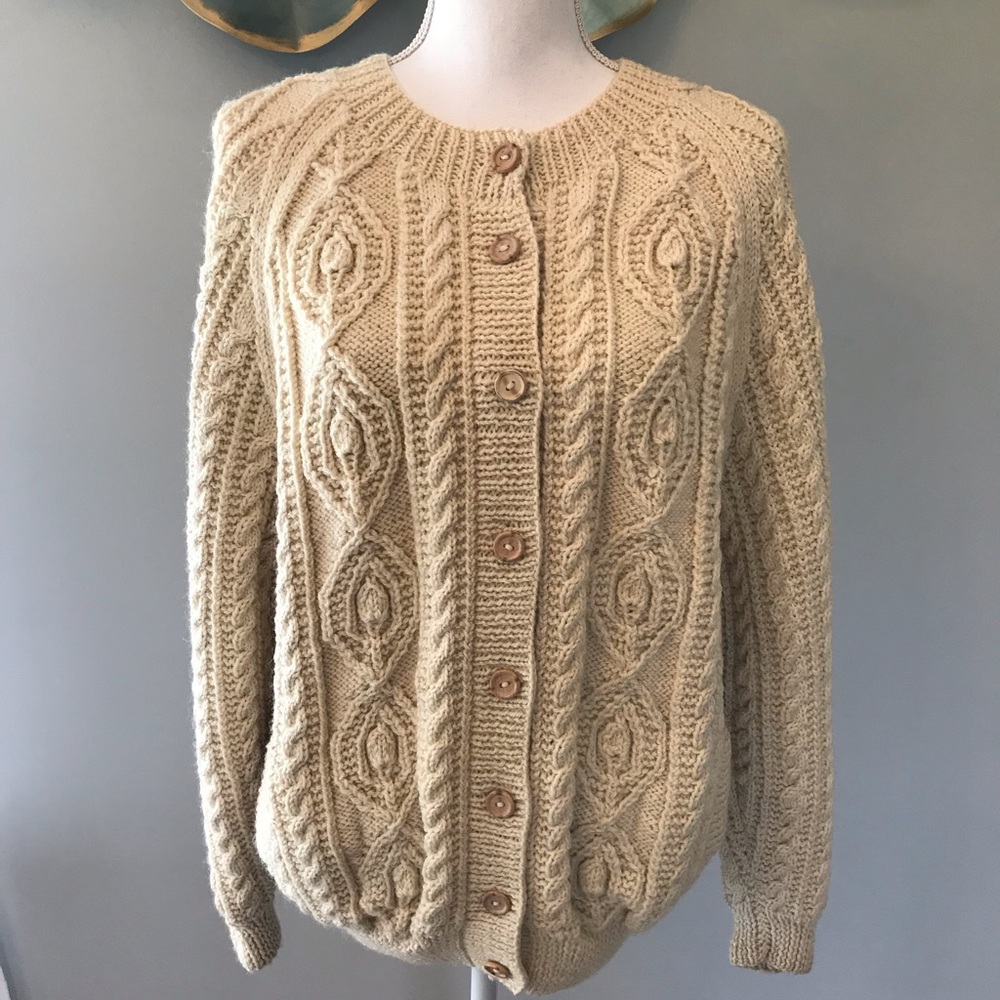 Handmade Cable Knit Sweater from Newfoundland
